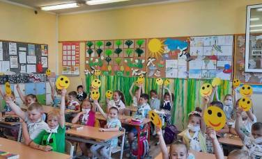 Zdjęcie aktualności Starszaki z wizytą w szkole