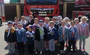 Zdjęcie aktualności Z wizytą u Strażaków 