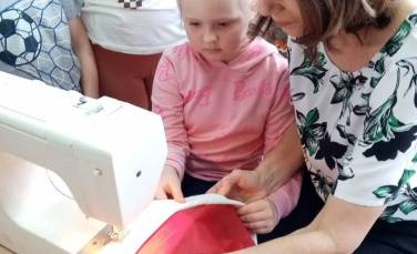 Zdjęcie aktualności Spotkanie z Panią Krawcową. 