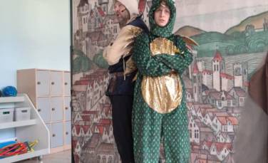 Zdjęcie aktualności Kurtynka Opowieść o Smoku Wawelskim 