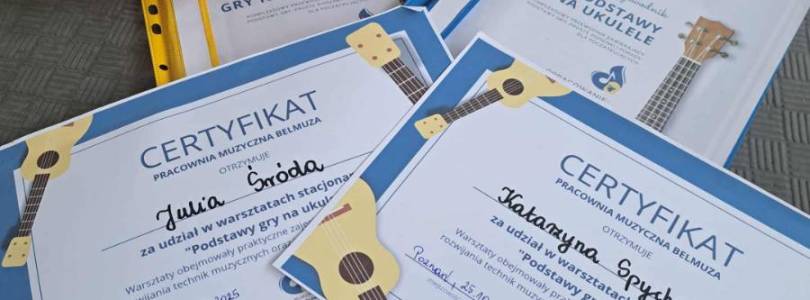 Zdjęcie główne aktualności Nauka gry na ukulele