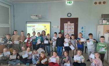 Zdjęcie aktualności Wizyta Pani Ewy Czarneckiej- przedstawicielkę Powiatowej Stacji Sanitarno-Epidemiologicznej w Wągrowcu.