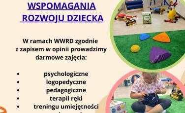 Zdjęcie aktualności Wczesne Wspomaganie Rozwoju Dziecka 